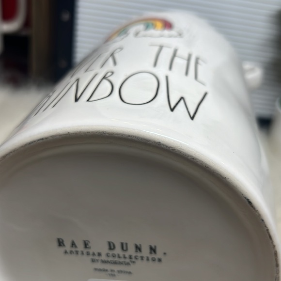 RAE DUNN over the rainbow canister Double Handle Crock. - Picture 5 of 6